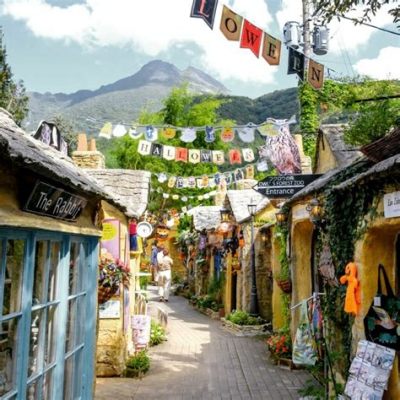  Le Yufuin Floral Village: Une Odyssée Botanique et de Charme Rustique